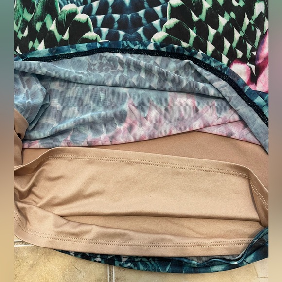 AFRM open back multicolor sleaveless mockneck dress size M - Picture 12 of 14